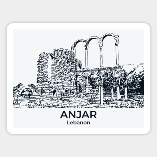 Anjar - Lebanon Magnet